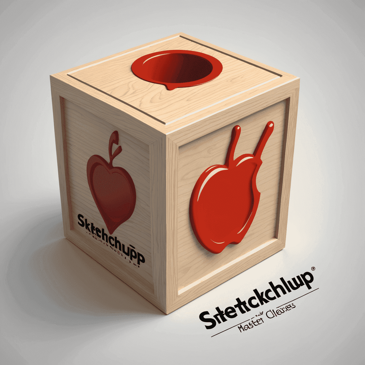 SketchUp Master Classes Logo - A stylized 3D cube with the text 'SketchUp Master'