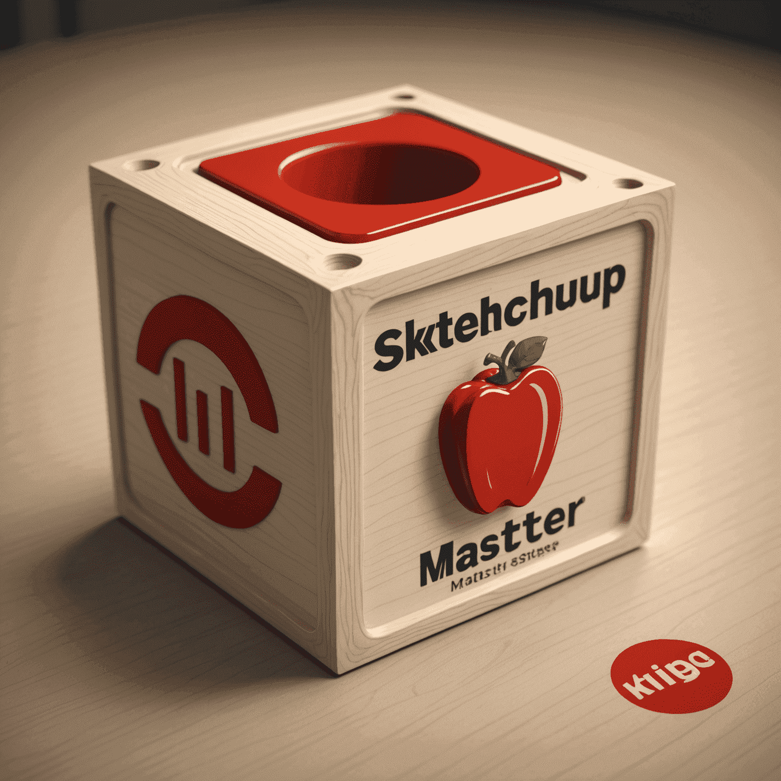 SketchUp Master Classes Logo - A stylized 3D cube with the text 'SketchUp Master'